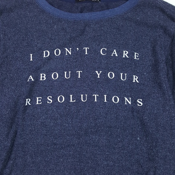 Wildfox Women's No Resolution 5AM Sweatshirt - Picture 2 of 4